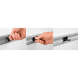 Toolflex krok till aluminiumskena 3-pack